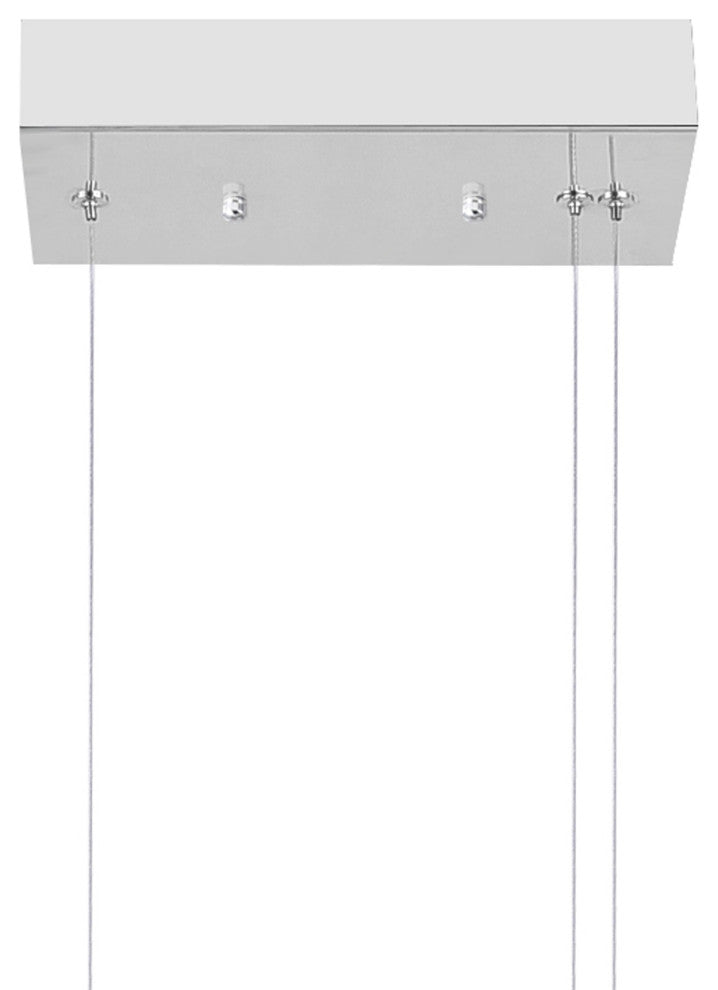 Celina LED Chandelier With Chrome Finish