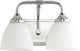 Enclave 2-Light Vanity Fixture, Polished Nickel