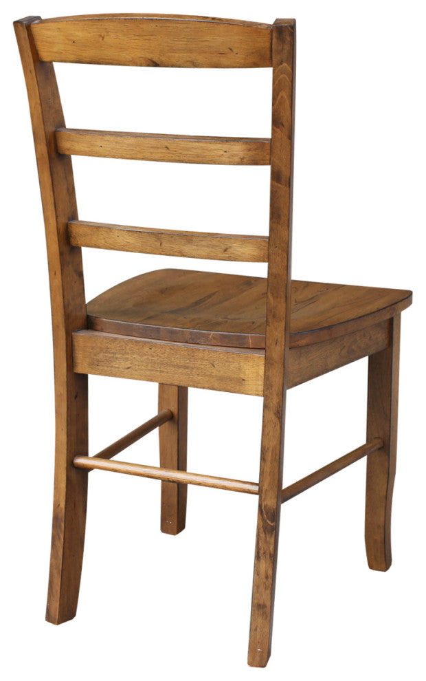 Set of Two Madrid Chairs, Pecan