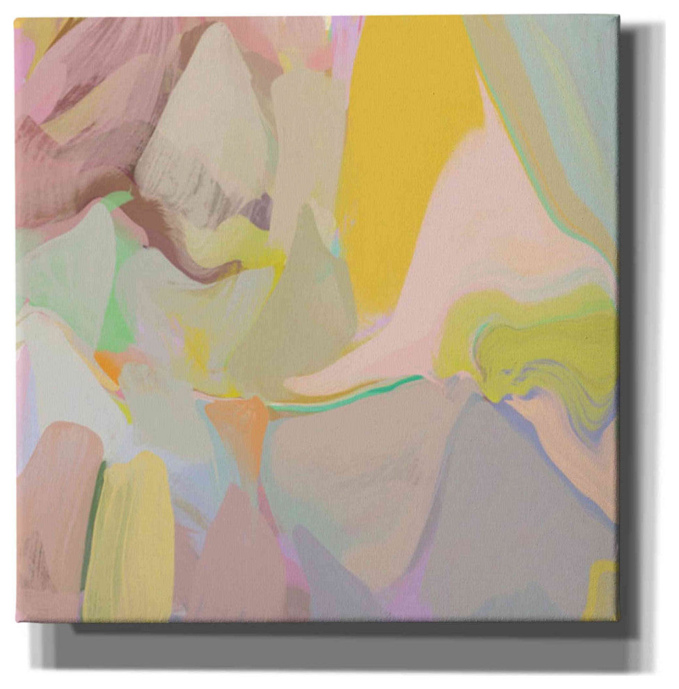 Epic Graffiti 'Sunny City' by Irena Orlov, Giclee Canvas Wall Art, 12"x12"