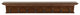 Rustic Mahogany Brown Wood Eight Hook Hanging Coat Rack