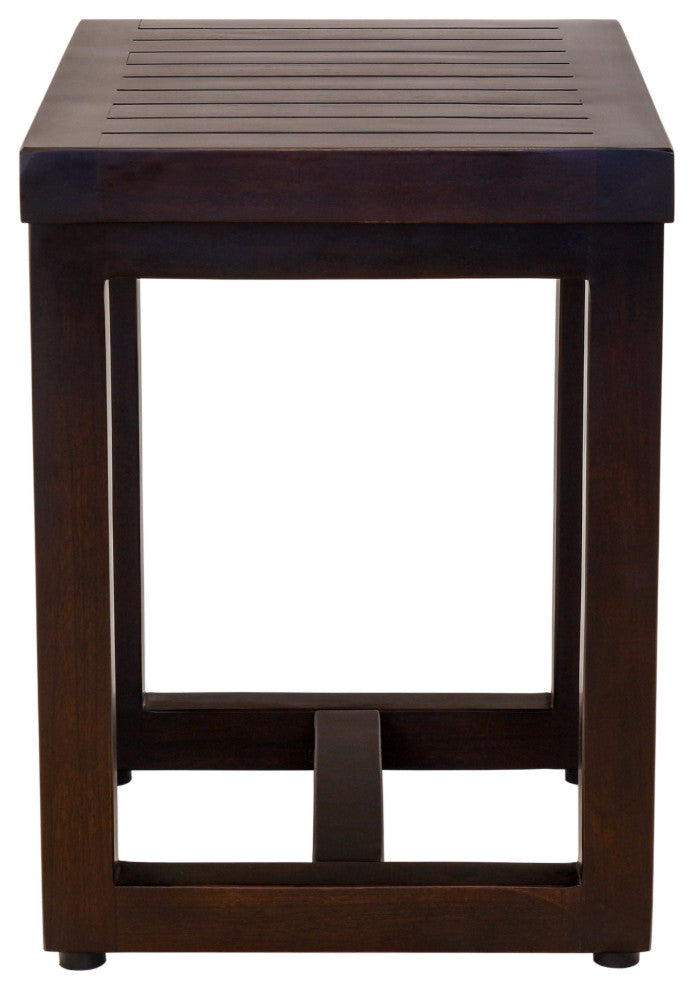 18" Spa Mocha-Shield Teak Shower Bench