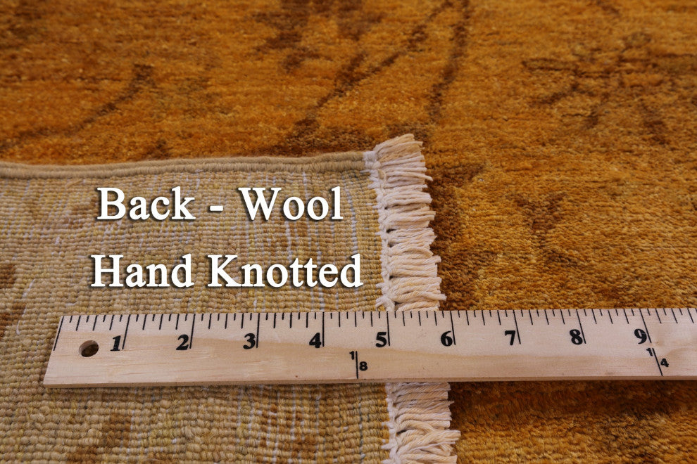 Hand-Knotted Full Pile Overdyed Wool Rug 5' 10" X 8' 10" - WR1345