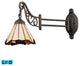 ELK Lighting Mix-n-Match 1-Light LED Swingarm Sconce, Tiffany Bronze