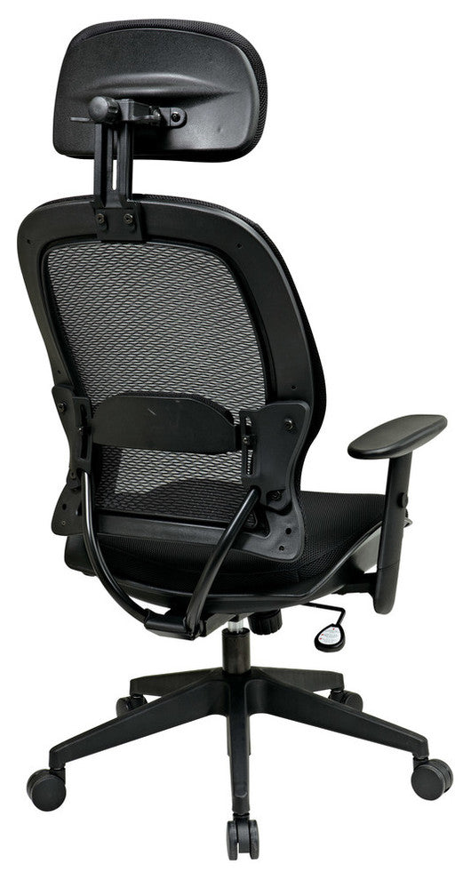 Professional AirGrid Back and Mesh Seat Chair With Adjustable Headrest