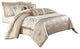 Emma Mason Signature Marlim 10-pc King Comforter Set in Sand