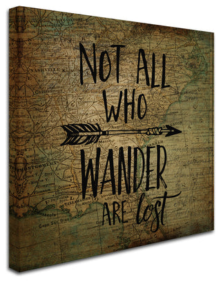 Marcee Duggar 'Wander Are Lost' Canvas Art, 35" x 35"