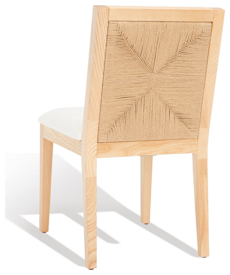Safavieh Couture Emilio Woven Dining Chair, Natural
