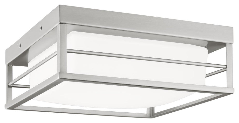 Dearborn Small LED Ceiling Flush Mount, Brushed Nickel