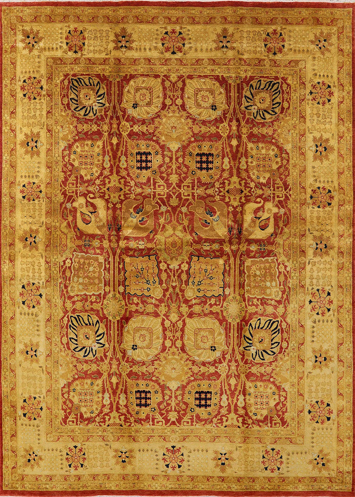 Ahgly Company Indoor Rectangle Mid-Century Modern Area Rugs, 7' x 9'