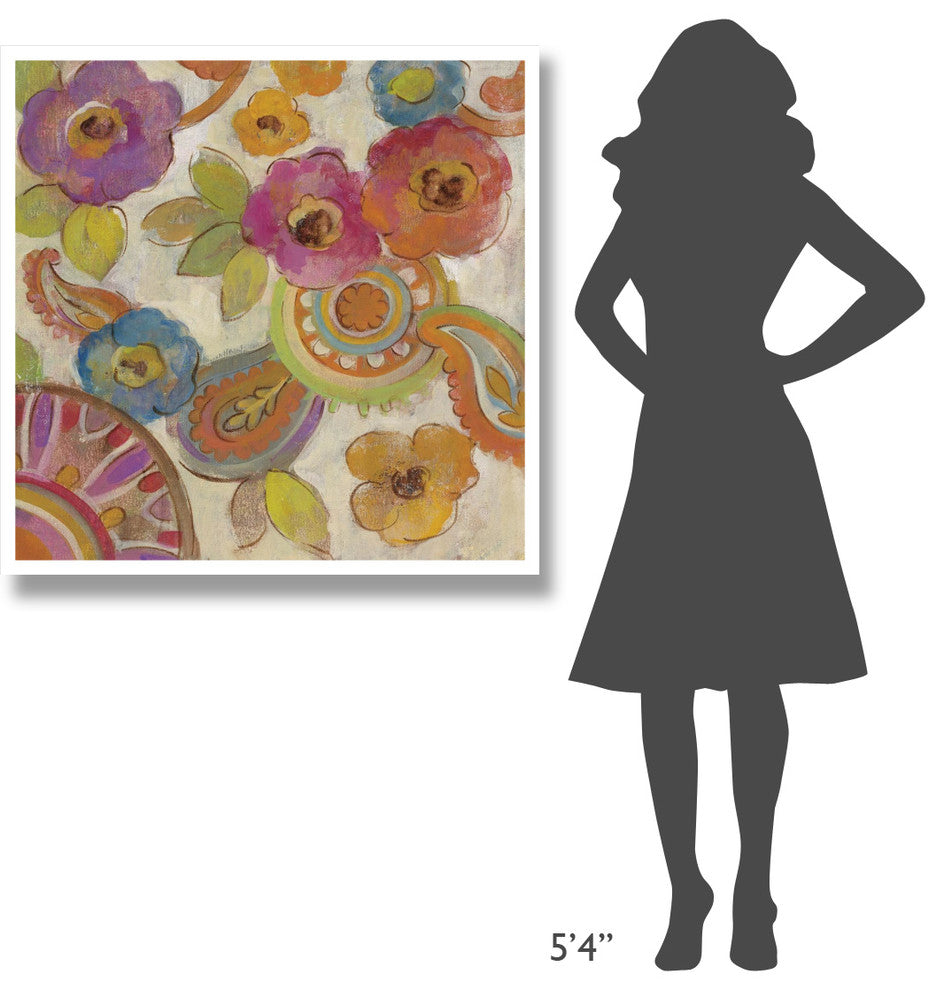 "Bohemian Summer III" Digital Paper Print by Silvia Vassileva, 38"x38"