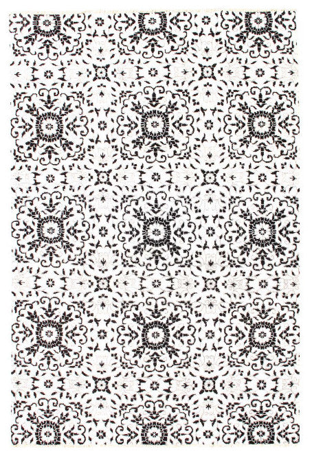 Gray Color Hand Knotted Modern Rug 5'11''x8'11''