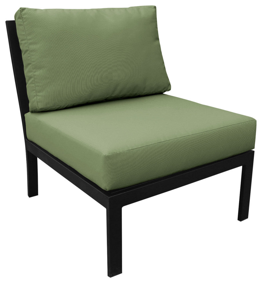 kathy ireland Madison Ave. Armless Sofa in Forest