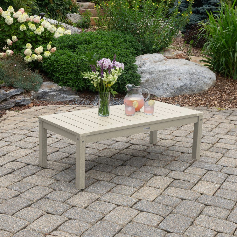 Adirondack Coffee Table, Whitewash