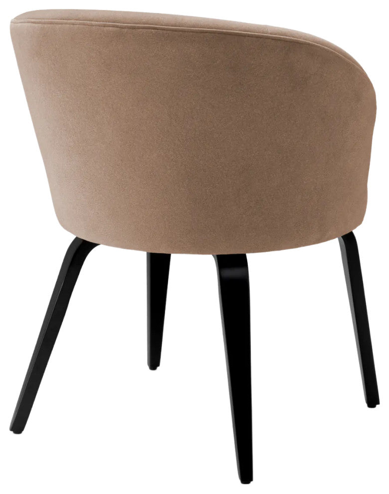 Beige Curved Back Dining Chair, Eichholtz Vichy