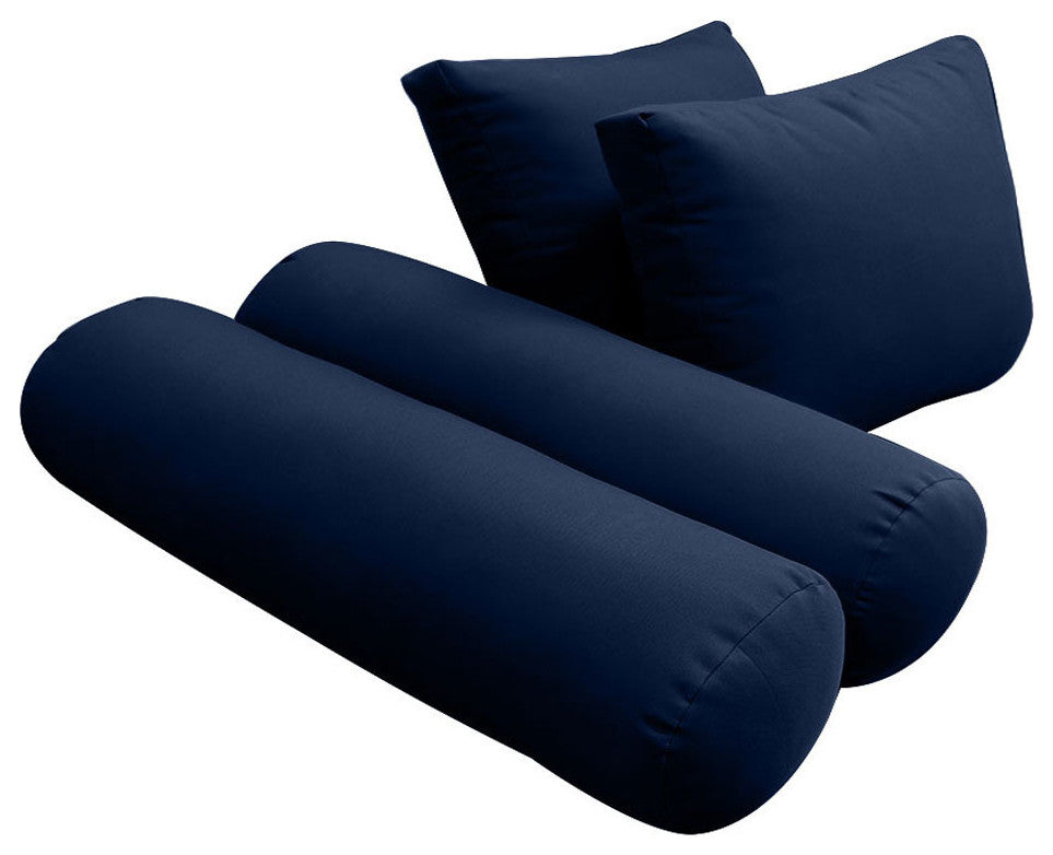 S1 Crib Size 5PC Knife Edge Daybed Mattress Cushion Bolster Complete Set AD101