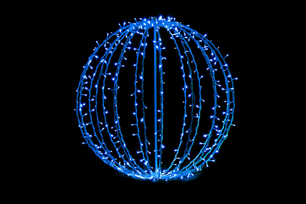32" Sphere With 400 Blue 5Mm LEDs