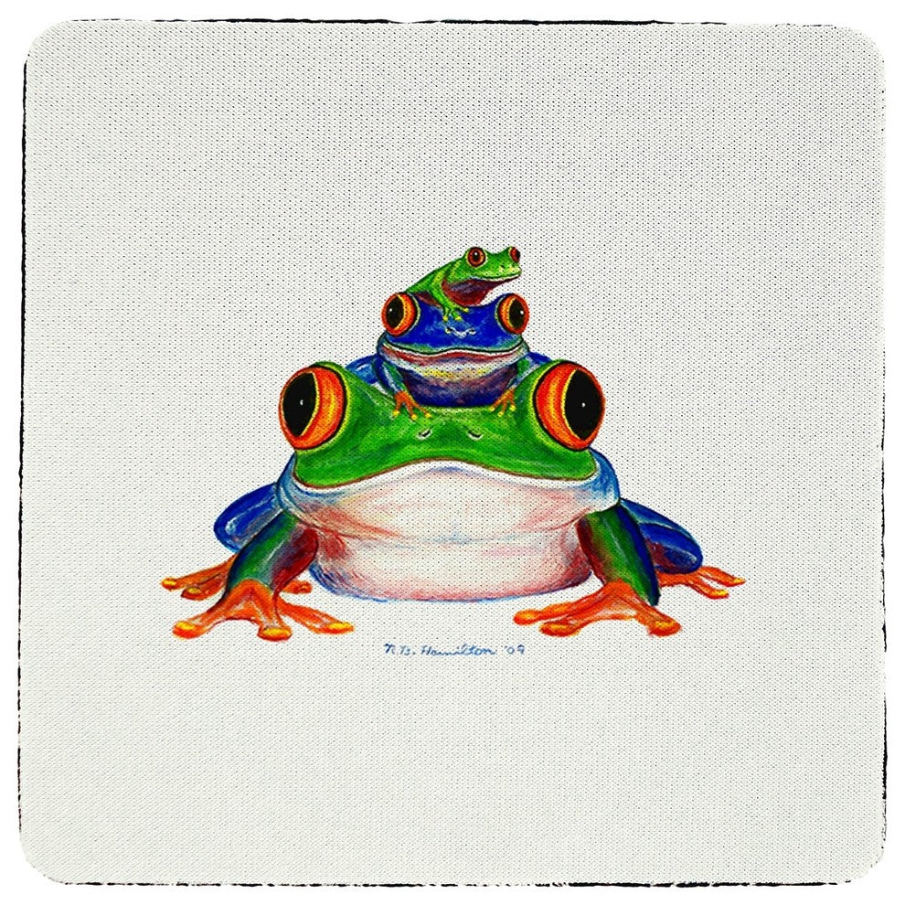 Stacked Frogs Coaster - 3 Sets of 4 (12 Total)
