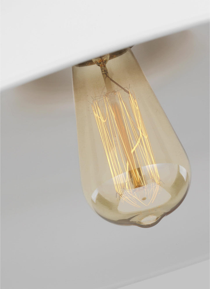 Wellfleet Medium Pendant, Matte White