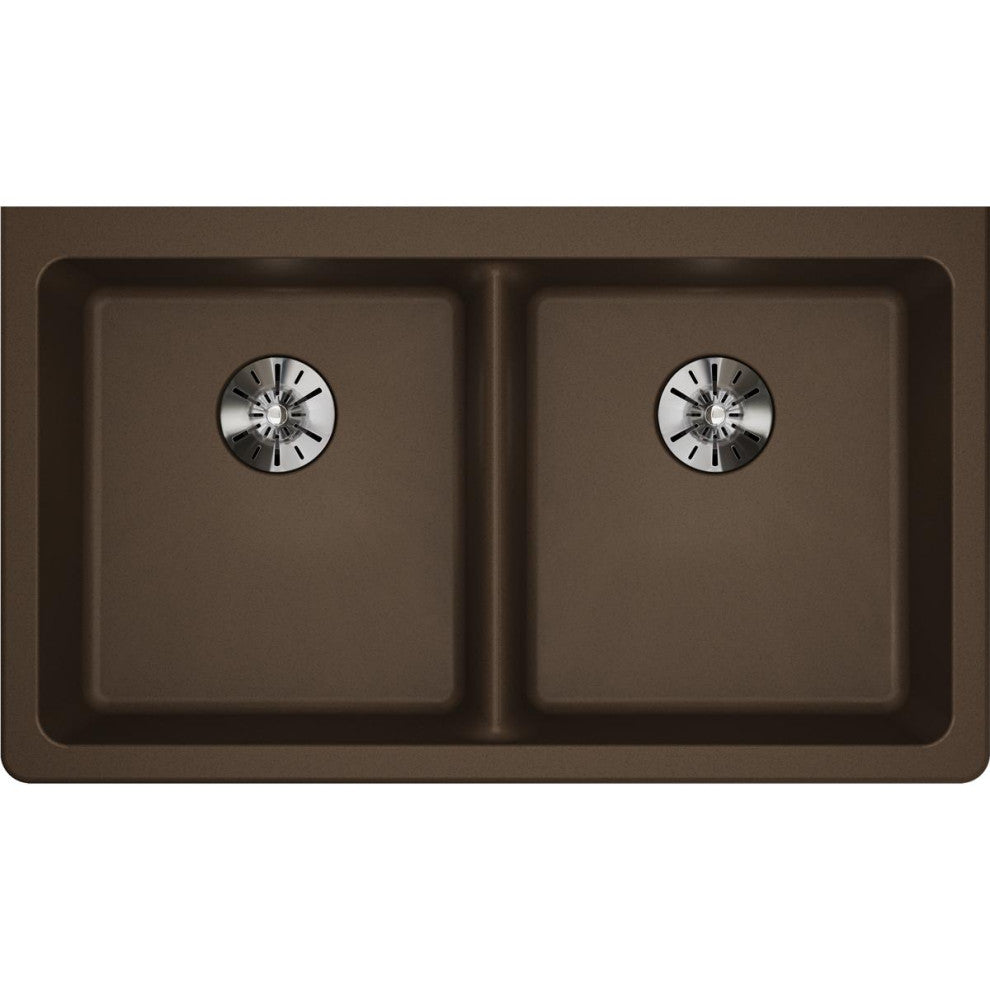 ELGUAD3319PDMC0 Quartz Classic 33" ADA Sink with Perfect Drain, Mocha