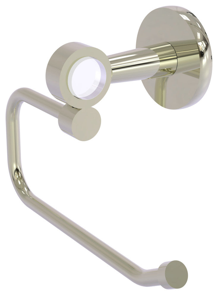 Clearview European Style Toilet Tissue Holder, Polished Nickel