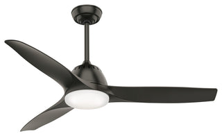 Casablanca 52" Wisp Ceiling Fan With Light Kit & Handheld Remote, Noble Bronze