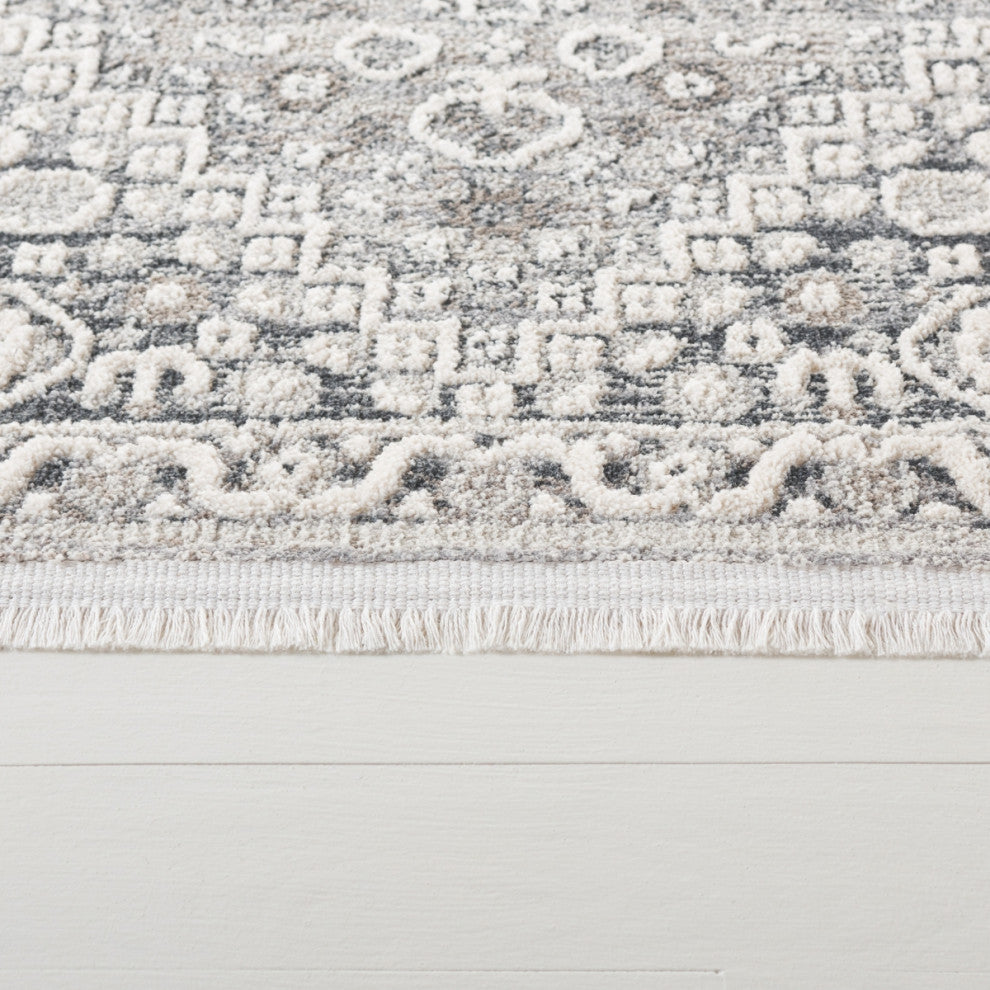 Lauren Ralph Lauren Collection Clover LRL1274 Rug, Grey/Dark Grey, 2'x8'