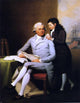 John Trumbull Jeremiah Wadsworth and His Son Daniel Wadsworth Wrapped Canvas