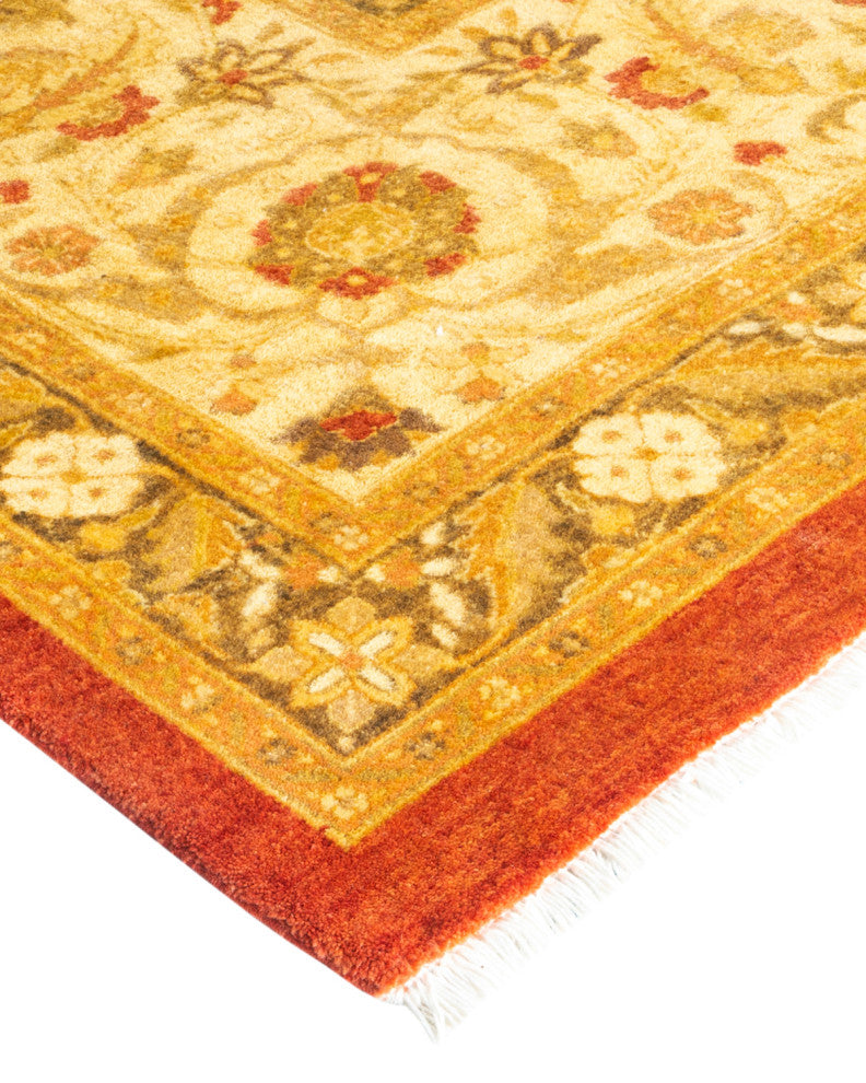Mogul, One-of-a-Kind Hand-Knotted Area Rug Orange, 10' 4" x 13' 10"