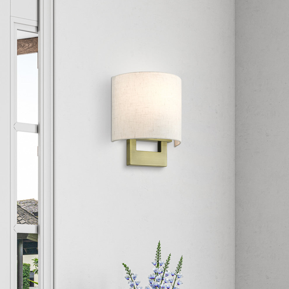 ADA Wall Sconces 1-Light Antique Brass Petite ADA Sconce