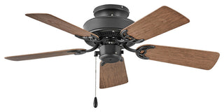 Hinkley Cabana 36" Indoor/Outdoor Ceiling Fan, Matte Black