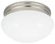 Generation Lighting Lighting 2-Light Flush Mount, Brushed Nickel