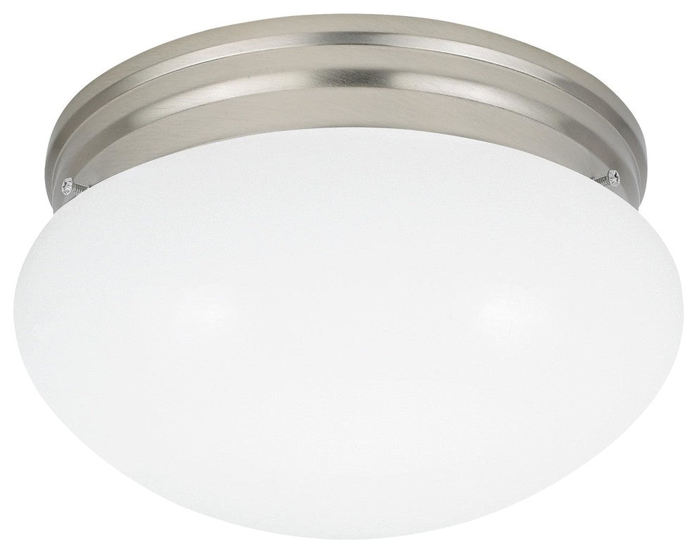 Generation Lighting Lighting 2-Light Flush Mount, Brushed Nickel
