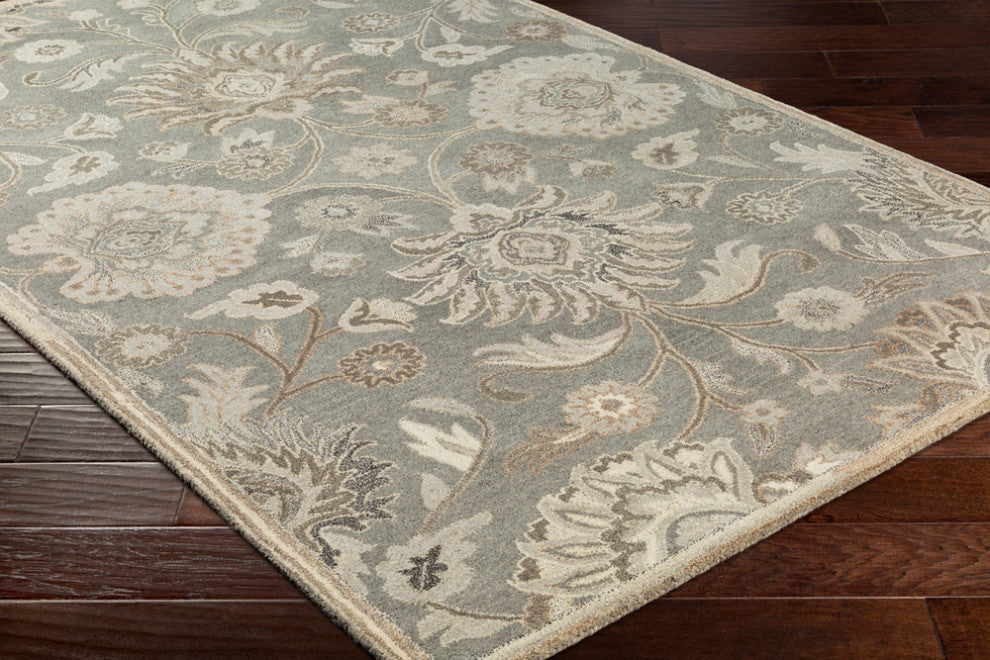 Surya Caesar CAE-1192 Traditional Area Rug, Taupe, 10' x 14' Rectangle