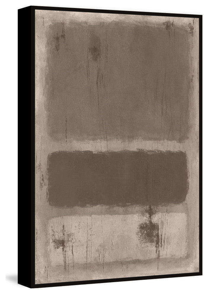 "Unpopular Decision" Floater Framed Painting Print on Canvas, 20x30