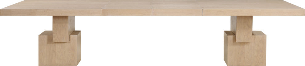 Anzio Oak Veneer Dining Table, Oak