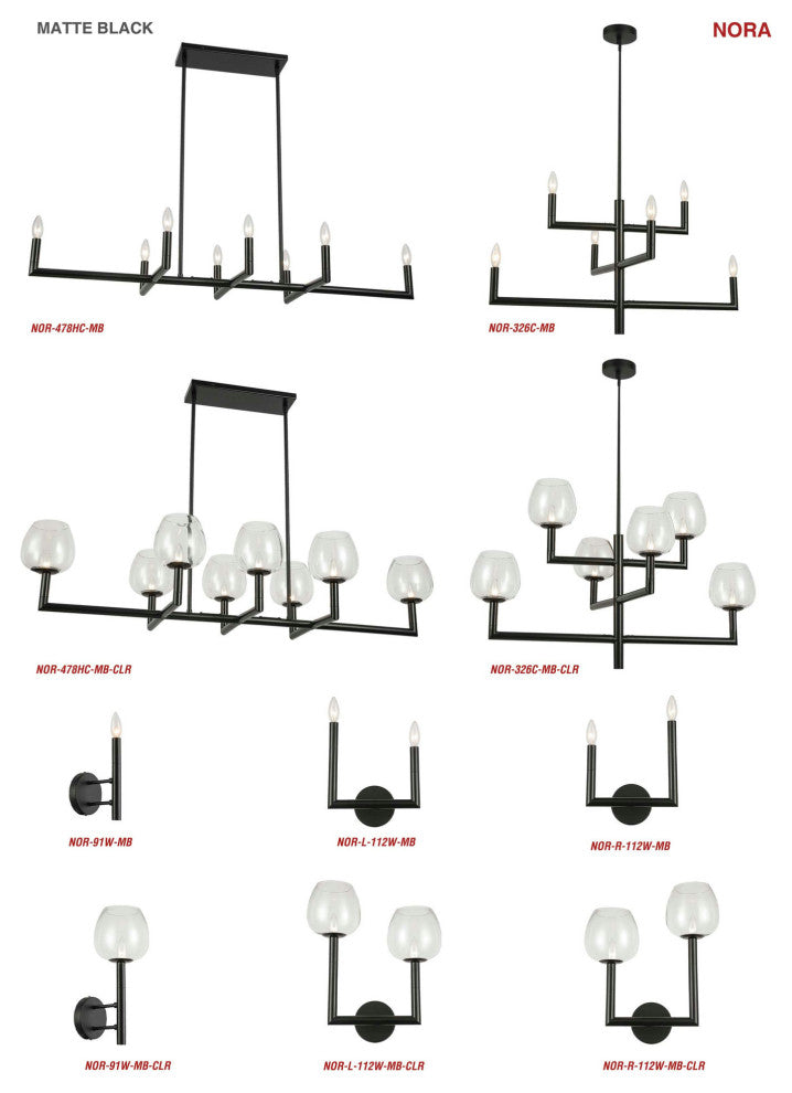 1 Light Incandescent Wall Sconce, Matte Black