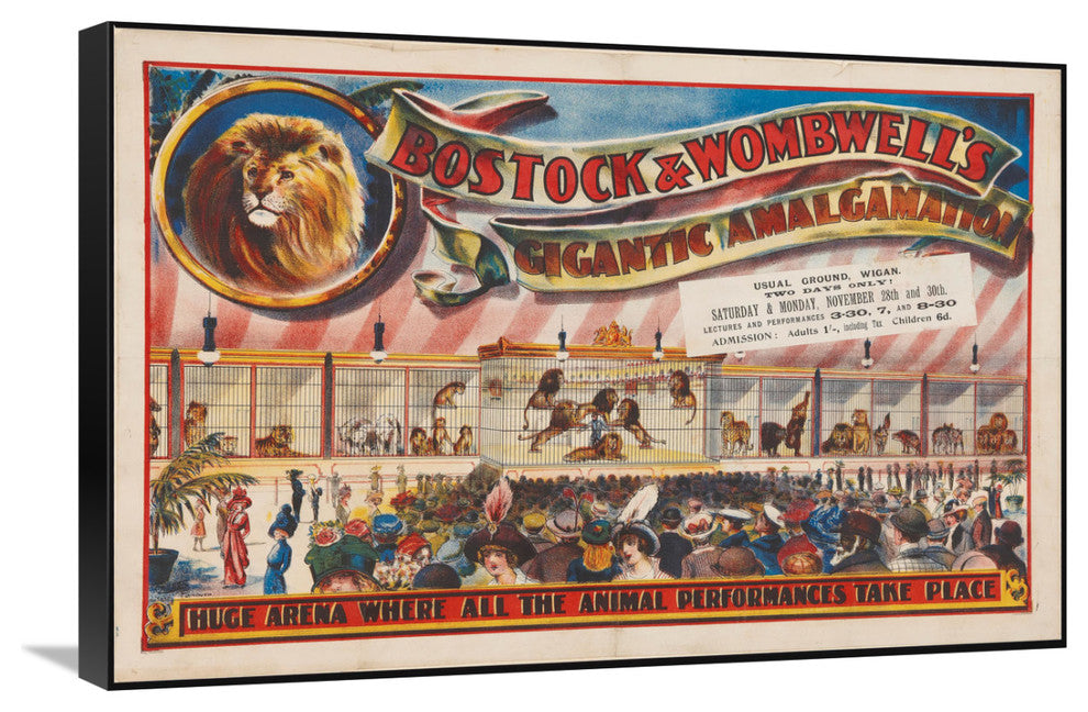 "Circus 1900" Stretched Canvas Giclee by Hollywood Photo Archive, 30"x20"