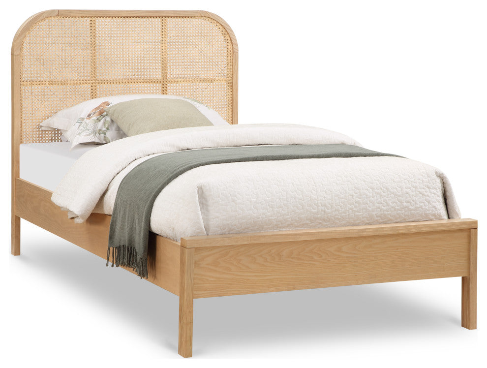 Siena Ash Wood Bed, Natural, Twin