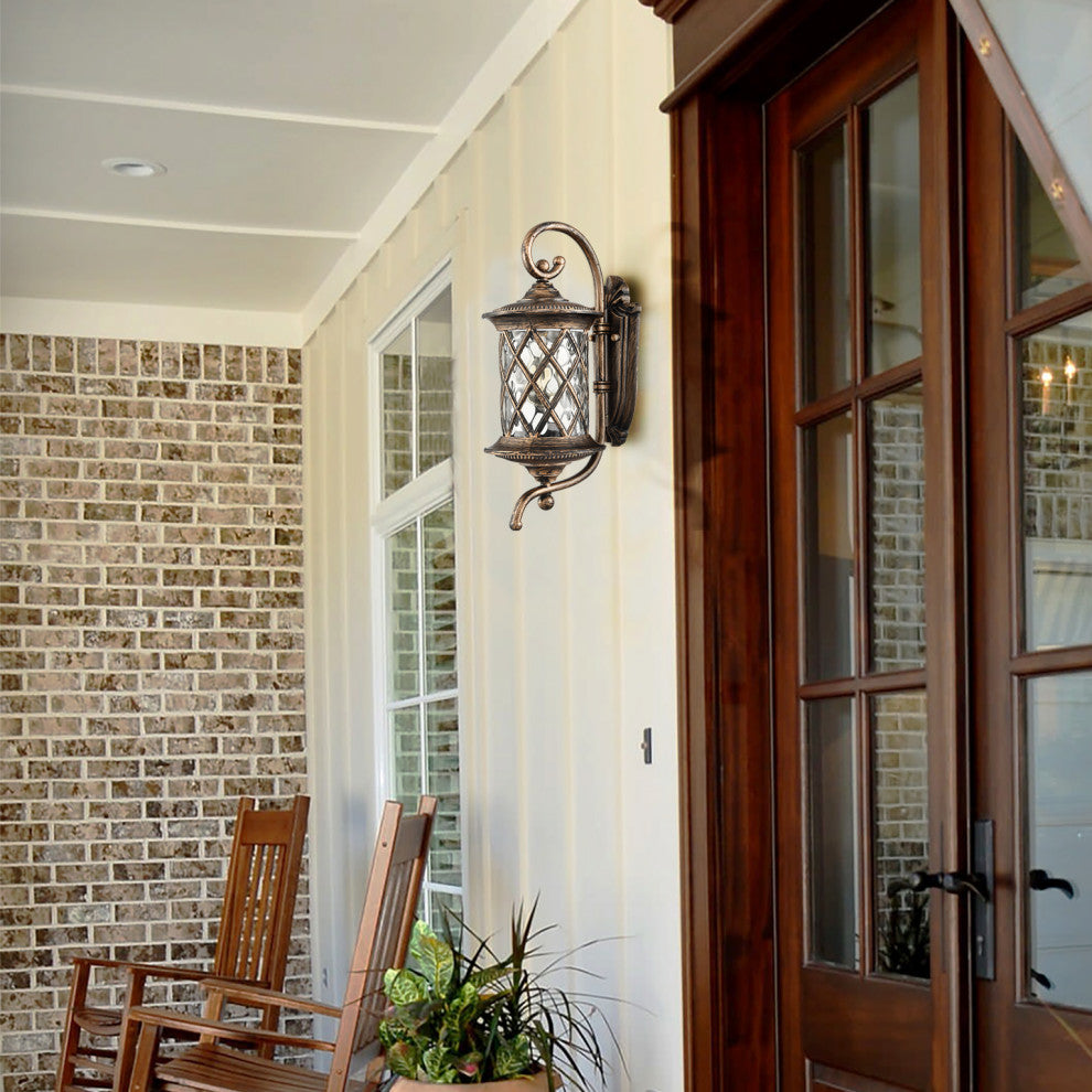 Outside Wall Lights Water Glass Exterior Wall Sconces