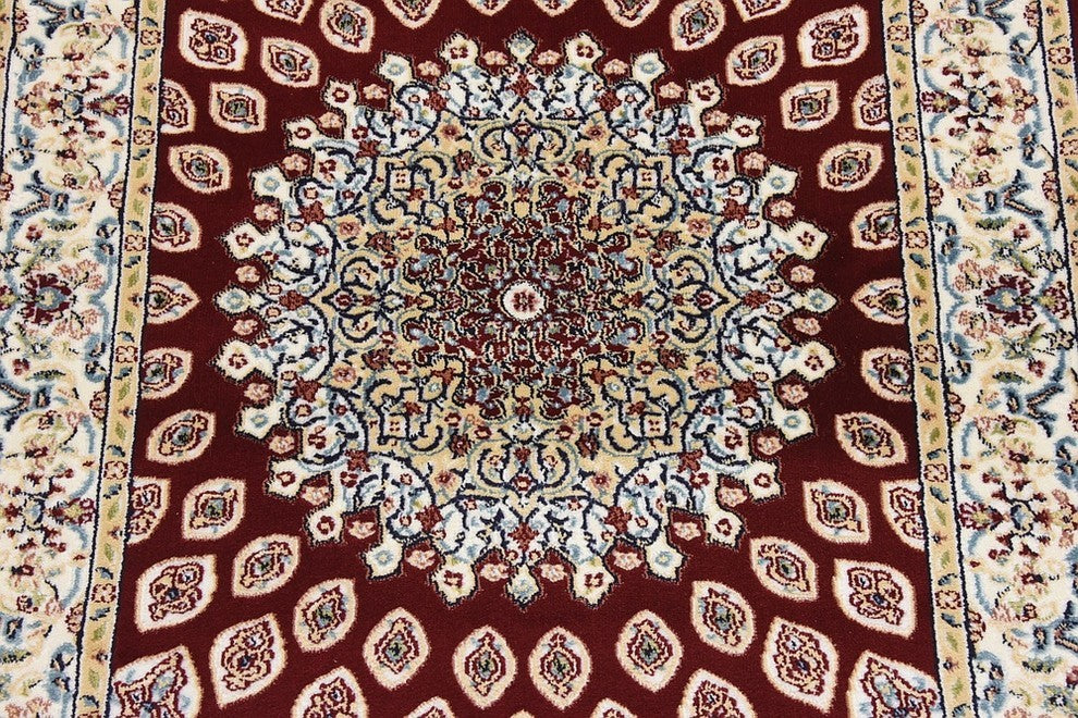 Unique Loom Burgundy Nottingham Narenj 3' 0 x 5' 0 Area Rug