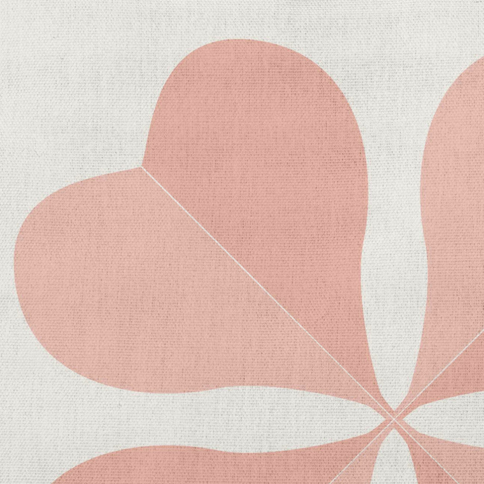 Lucky Clover St. Patrick's Day Decorative Lumbar Pillow, Sunwashed Red, 14x20"