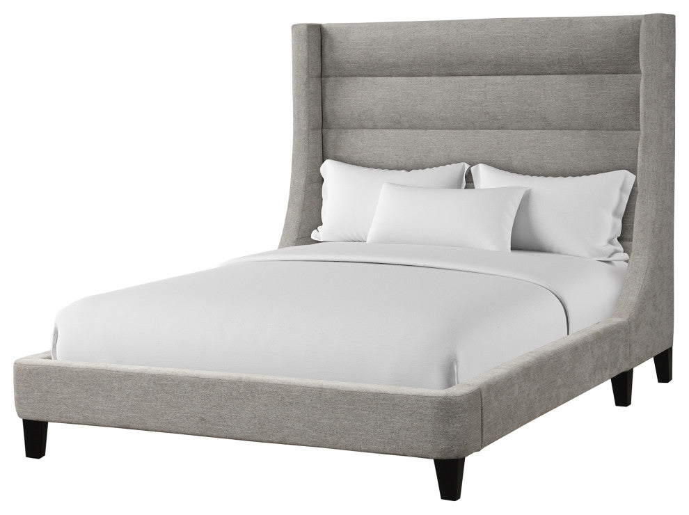 Parker Living Sleep Jacob Luxe Bed, Luxe Light Grey, King