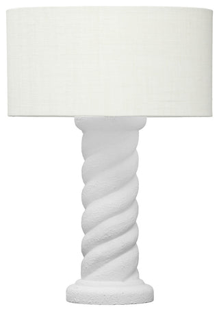 Rapunzel White and Cream Table Lamp