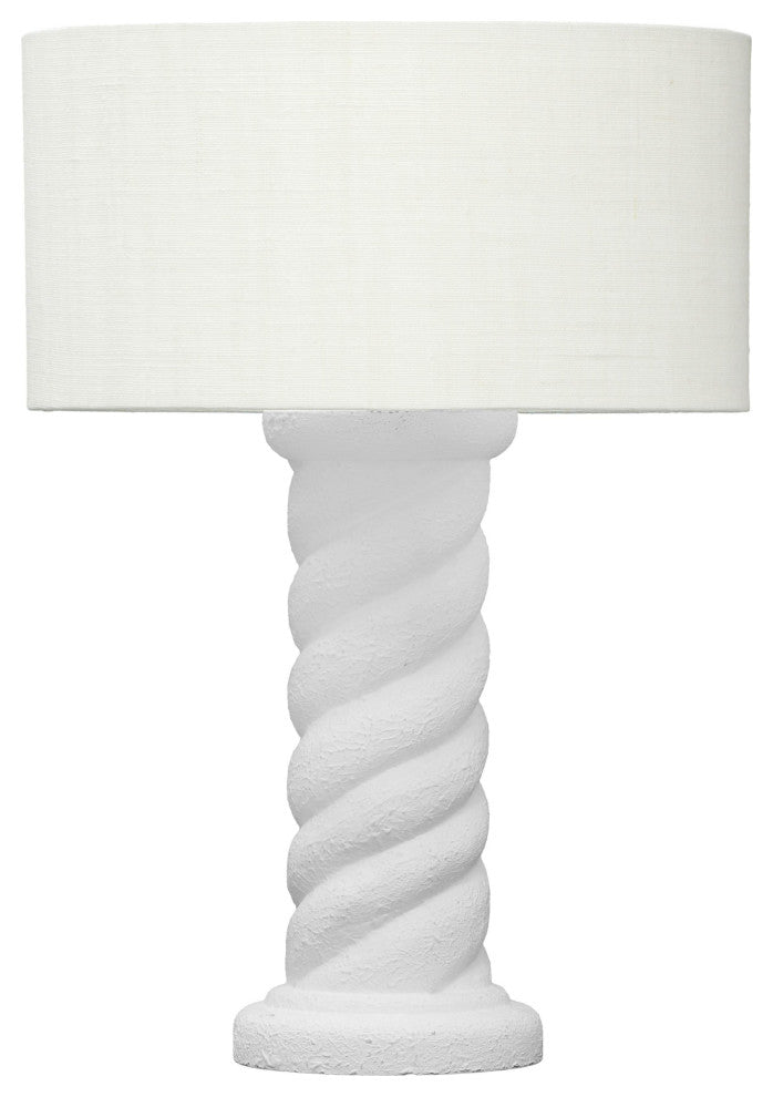 Rapunzel White and Cream Table Lamp