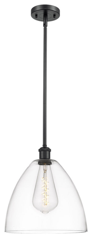 Innovations 516-1S-BK-GBD-122 1-Light Mini Pendant, Matte Black