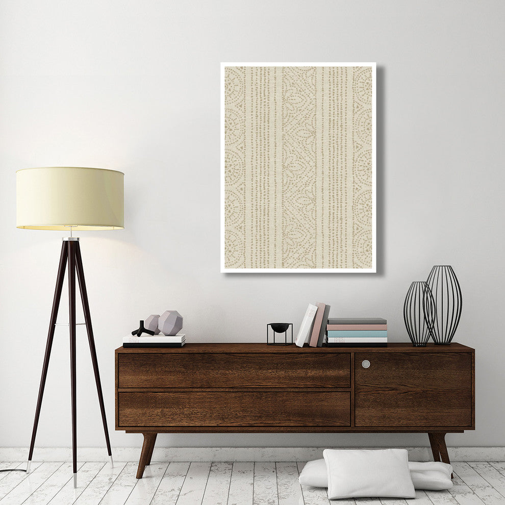 "Batik III Patterns" Digital Paper Print by Daphne Brissonnet, 38"x50"