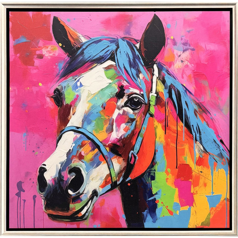 Colorful Horse II Canvas