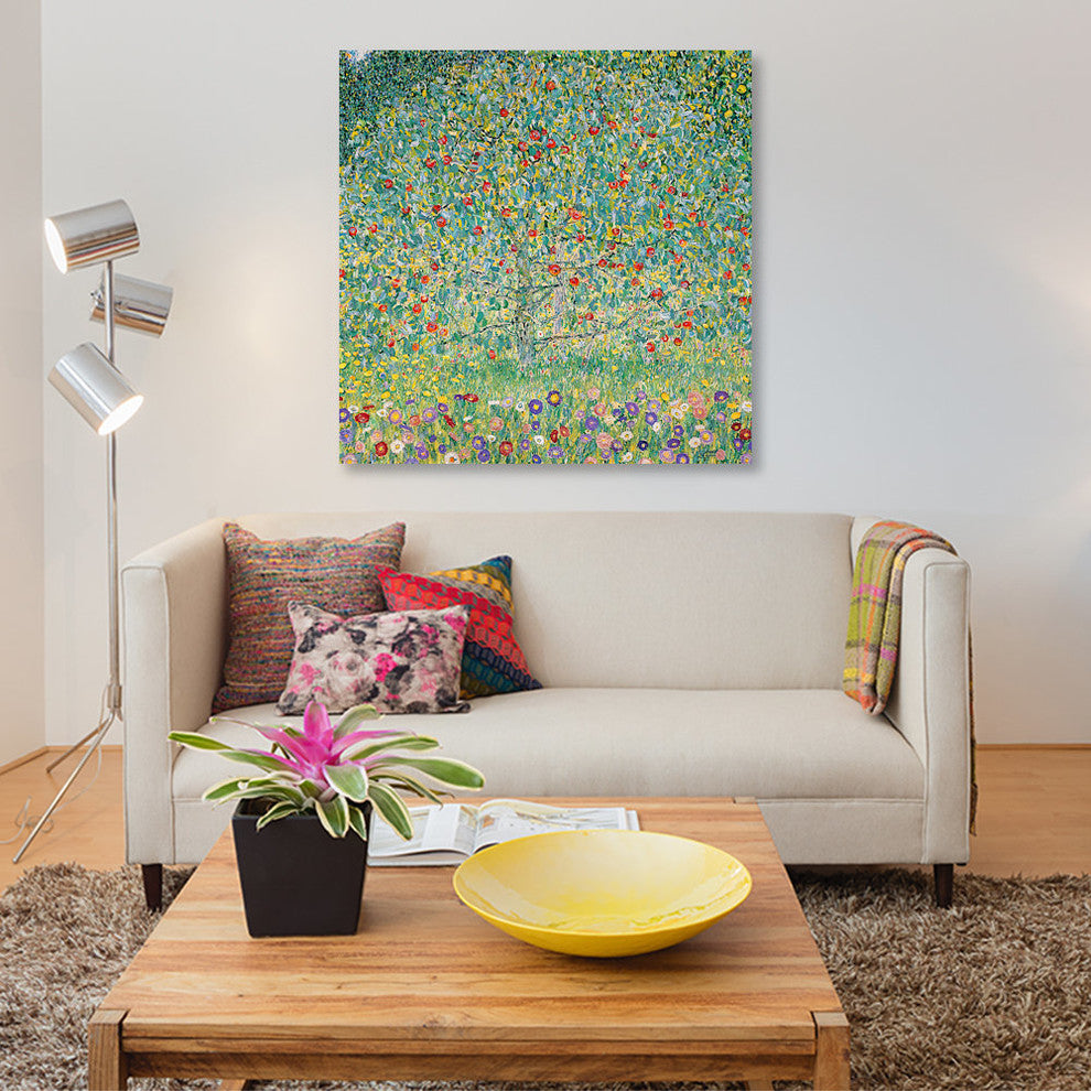 "Apple Tree (Apfelbaum), 1912 " by Gustav Klimt, Canvas Print, 37"x37"