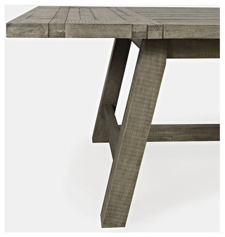 Solid Wood 127 Trestle Dining Table